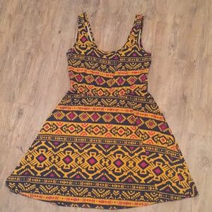 Aztec print dress